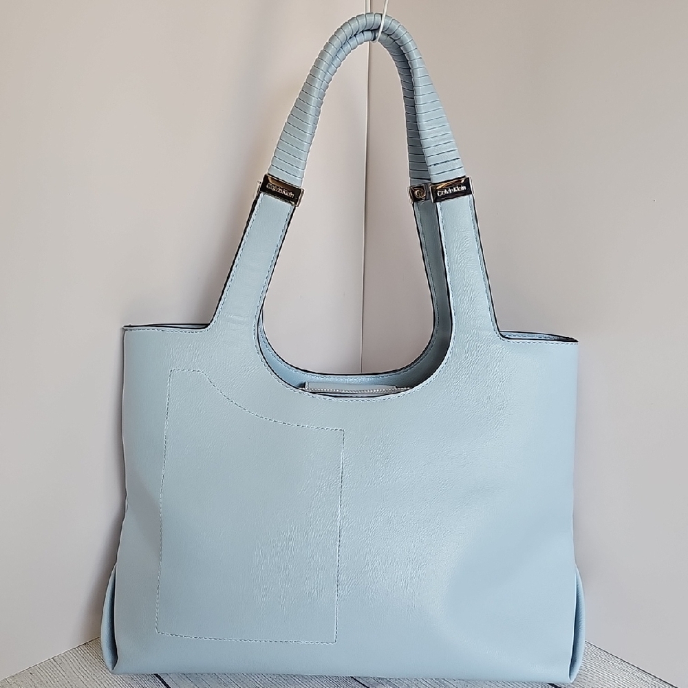 EUC Calvin Klein Lake North/South Organizational Tote Celestial Blue - Picture 3 of 15